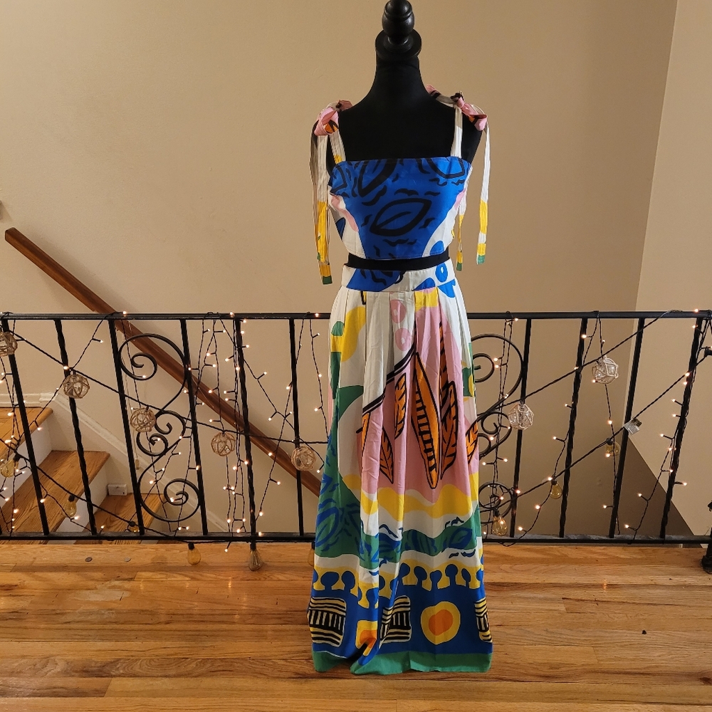21. Nwt Commense Multicolor Vacation Set Size Large - Picture 2 of 11